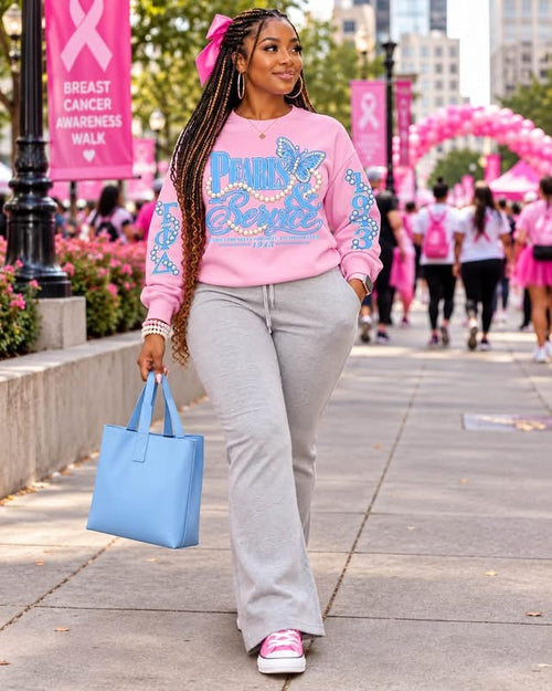 Pearls and Service Sweatshirt